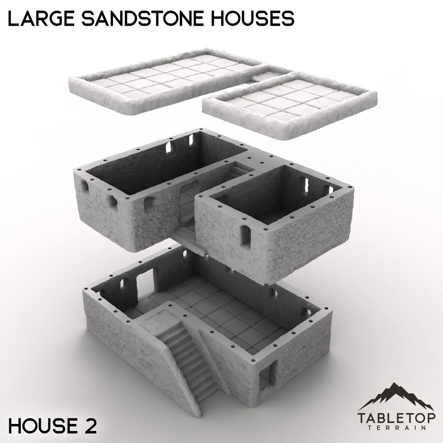 Large Sandstone Houses