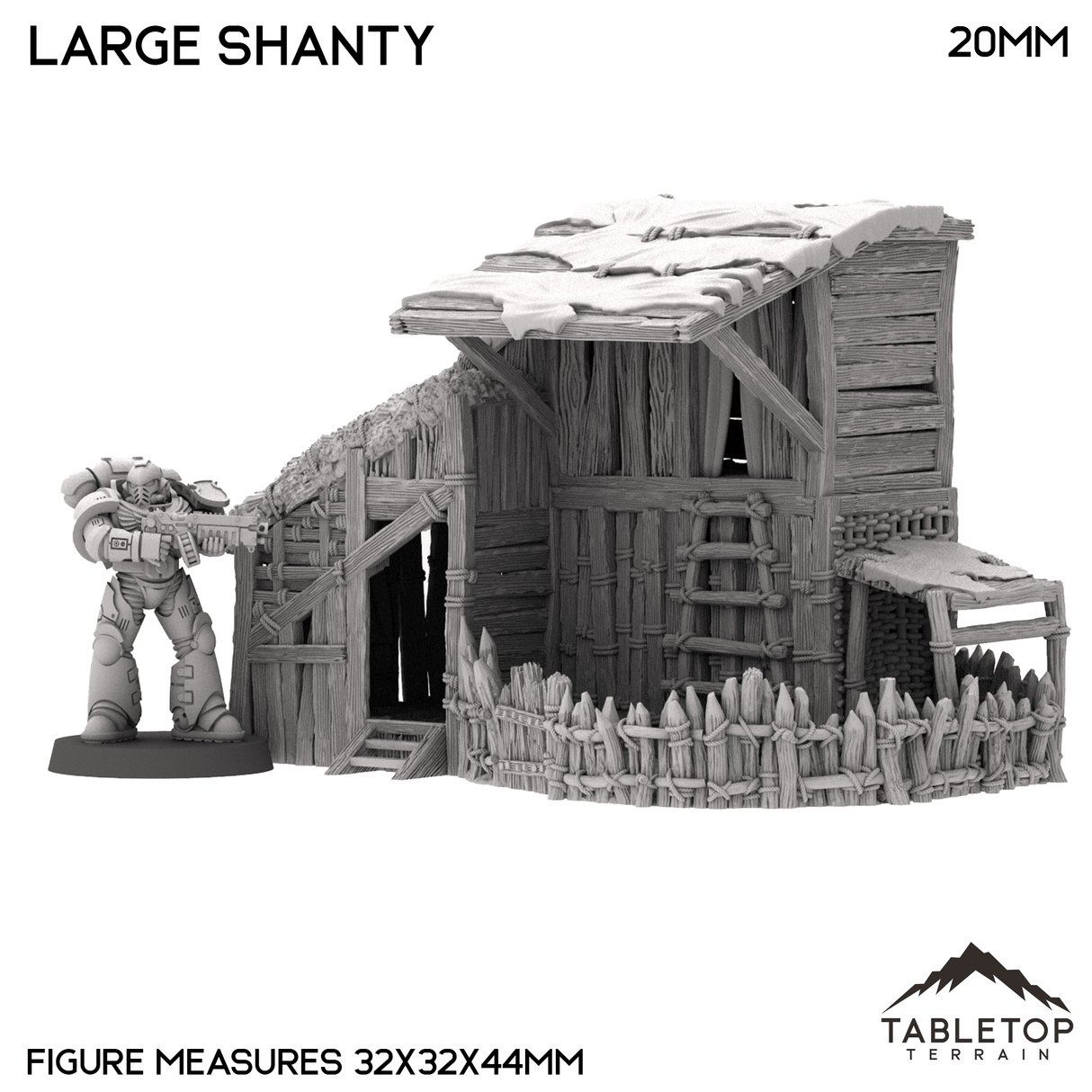 Large Shanty - Country & King - Fantasy Historical Building