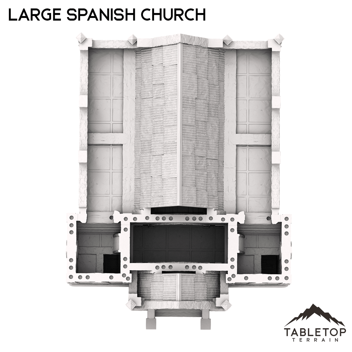 Large Spanish Church - Old Wild Western Rush