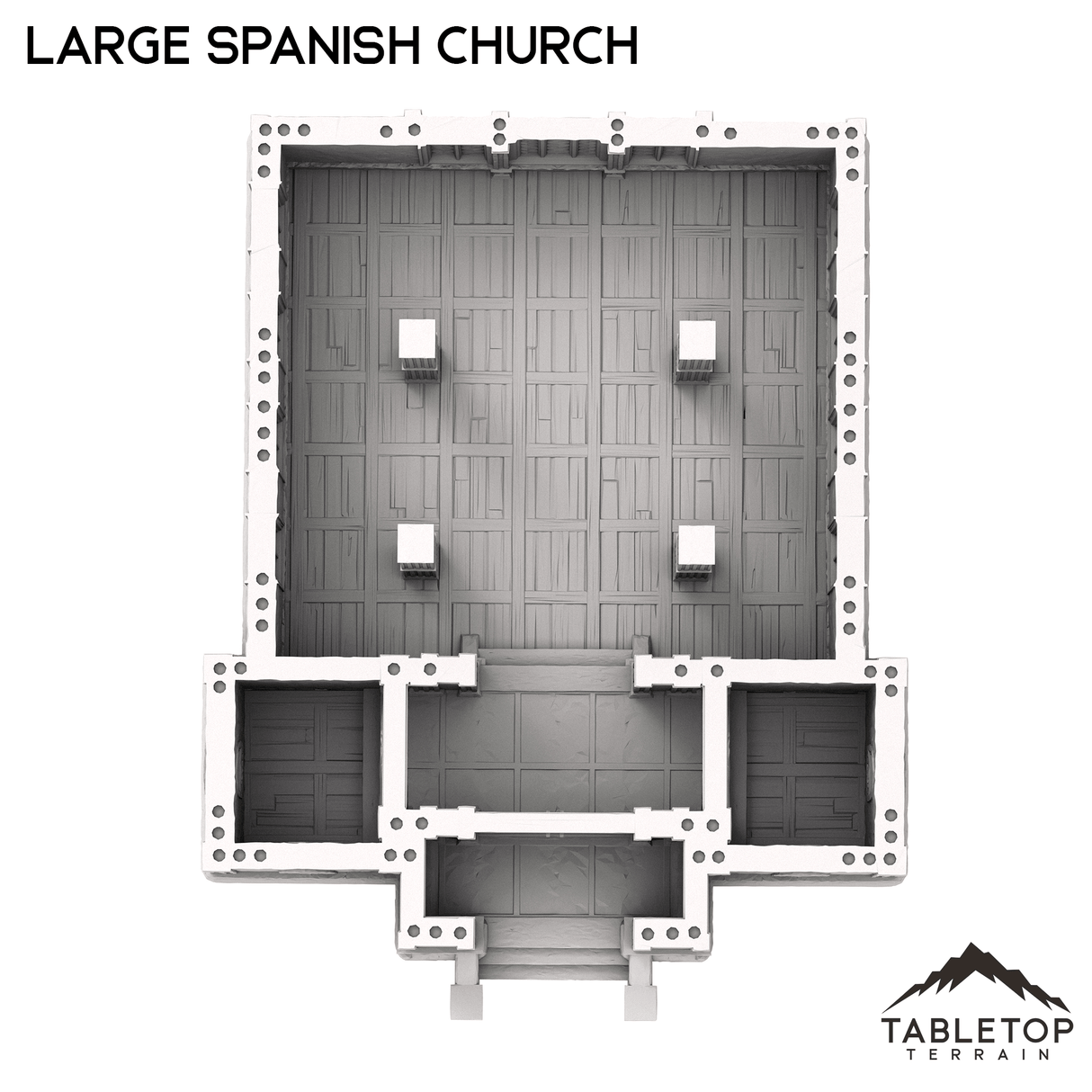 Large Spanish Church - Old Wild Western Rush