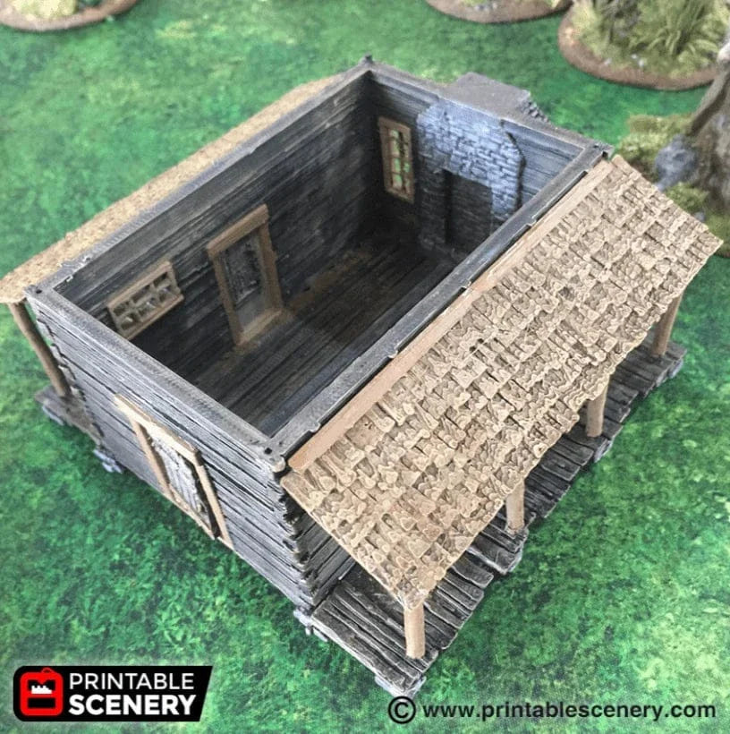 Log Cabin - Wild West Building