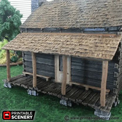 Log Cabin - Wild West Building