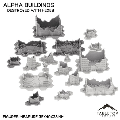 Mecha City Alpha Buildings