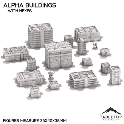 Mecha City Alpha Buildings