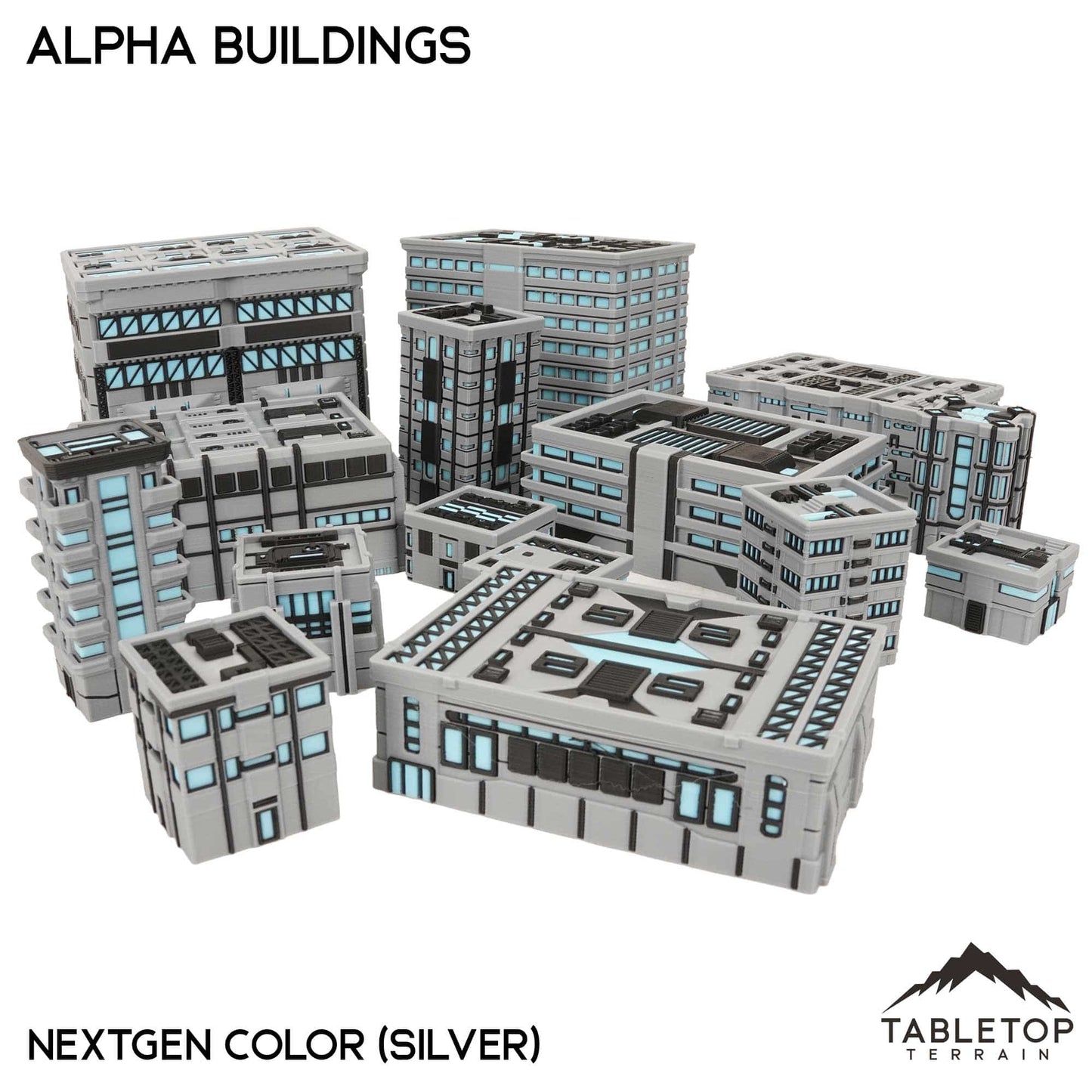 Mecha City Alpha Buildings