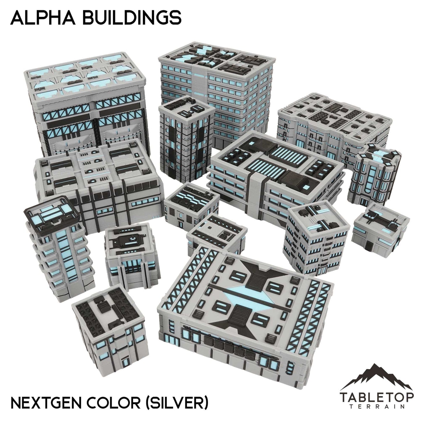 Mecha City Alpha Buildings