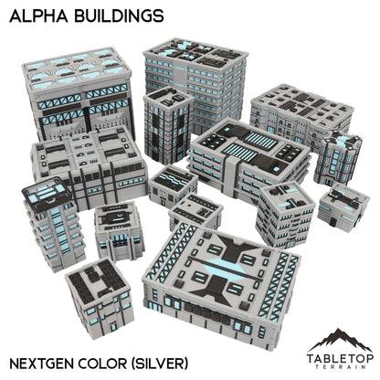 Mecha City Alpha Buildings