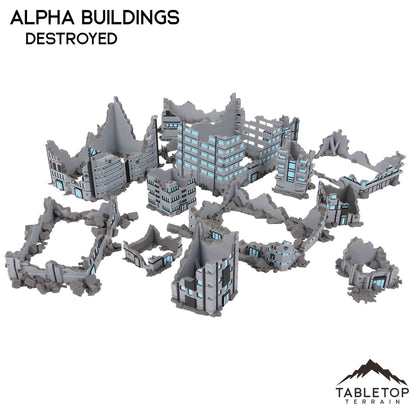 Mecha City Alpha Buildings