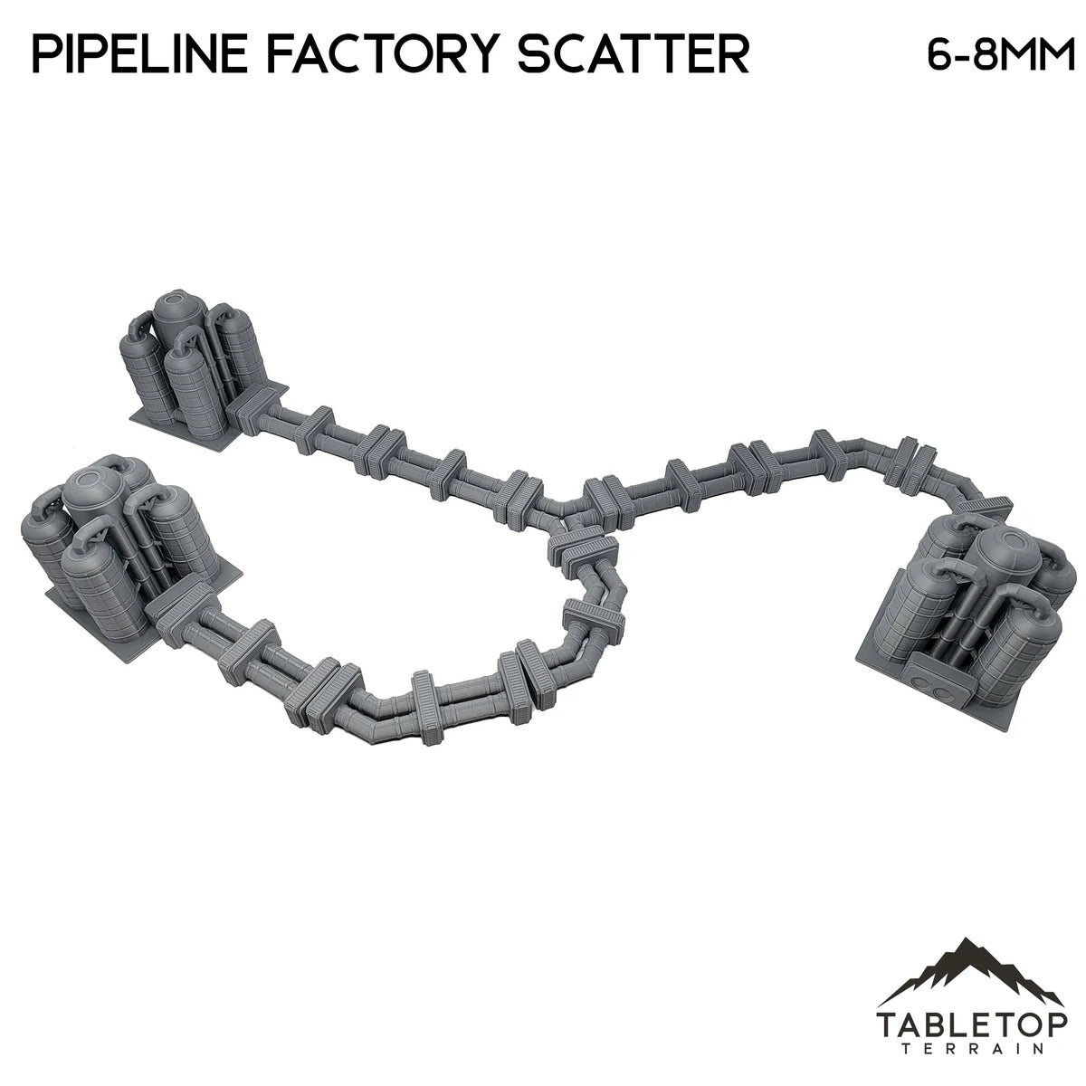 Mecha City Pipeline Factory Scatter