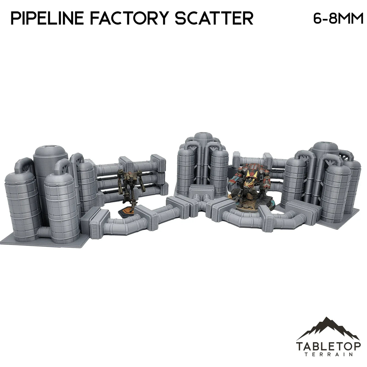 Mecha City Pipeline Factory Scatter