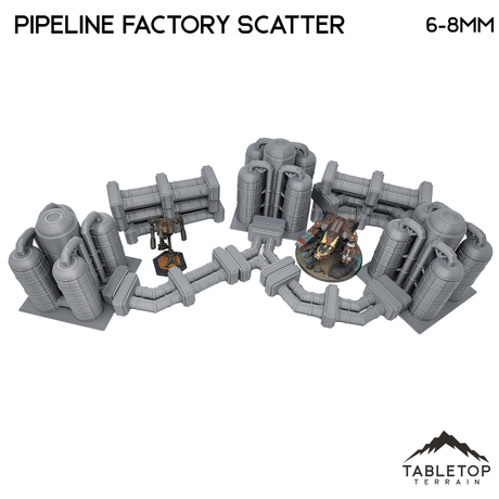 Mecha City Pipeline Factory Scatter