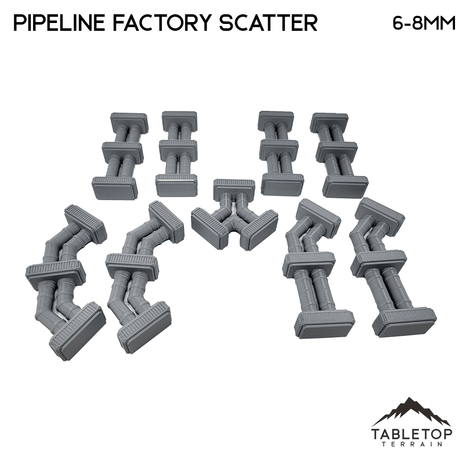 Mecha City Pipeline Factory Scatter