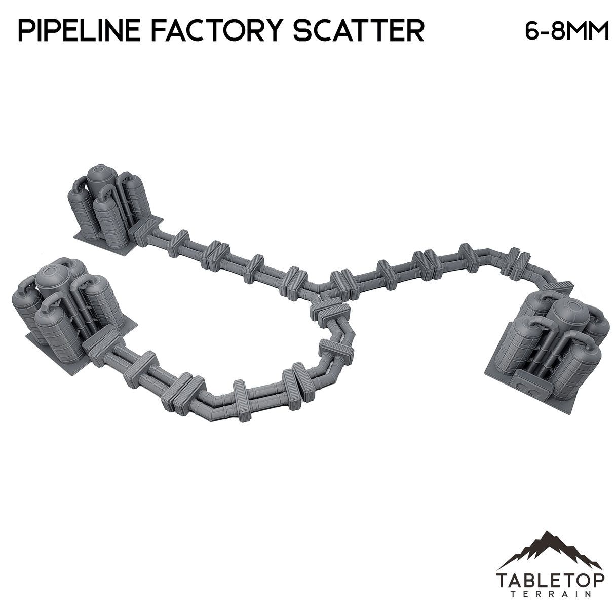 Mecha City Pipeline Factory Scatter