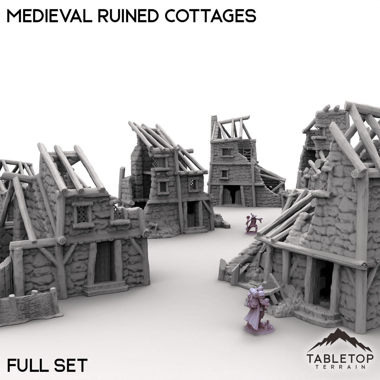 Medieval Ruined Cottages