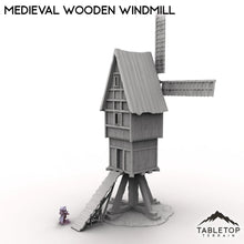 Medieval Wooden Windmill
