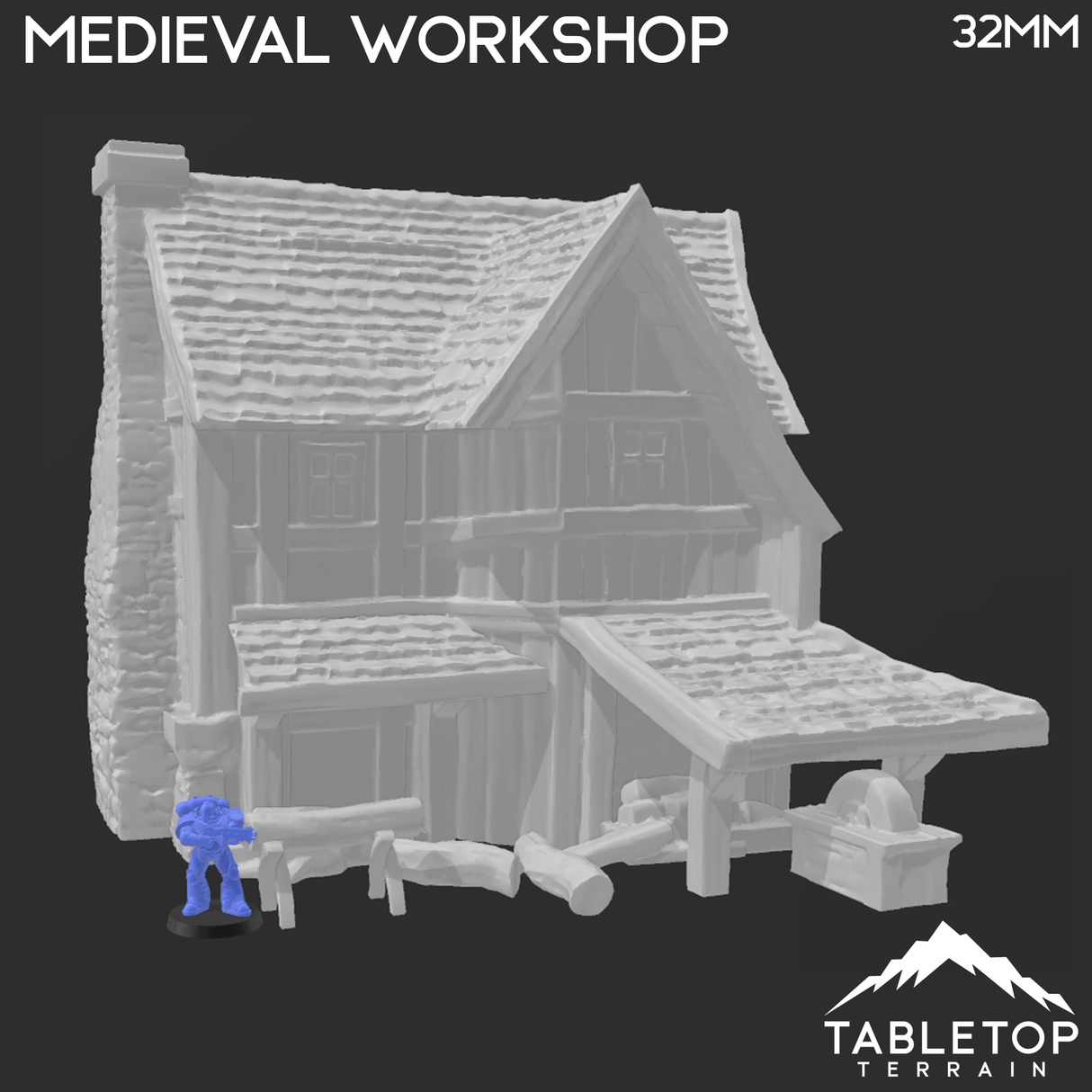 Medieval Workshop - Town of Grexdale - Fantasy Building