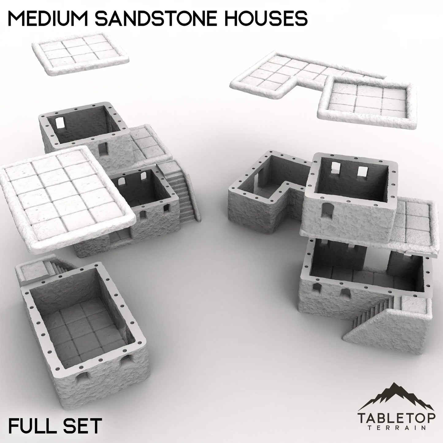 Medium Sandstone Houses