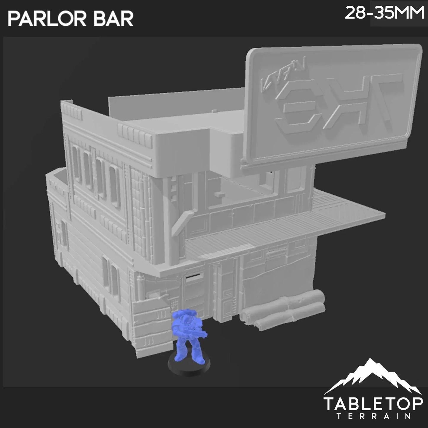 Midrim City Cyberpunk Parlor Bar