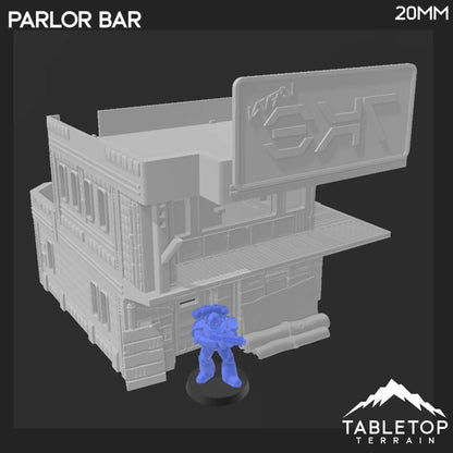 Midrim City Cyberpunk Parlor Bar