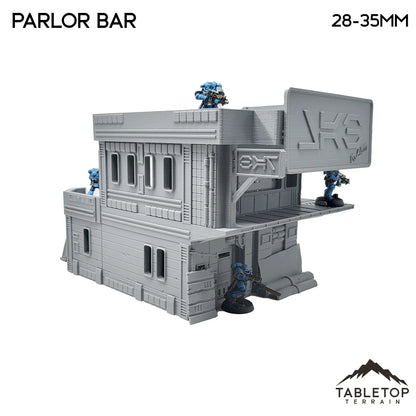 Midrim City Cyberpunk Parlor Bar
