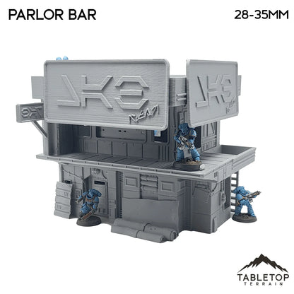 Midrim City Cyberpunk Parlor Bar