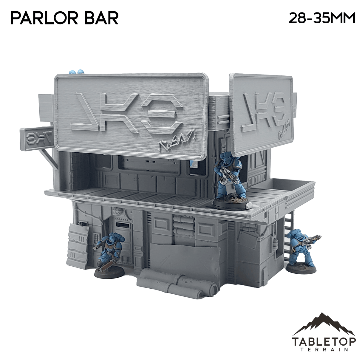 Midrim City Cyberpunk Parlor Bar - Star Wars Legion Building