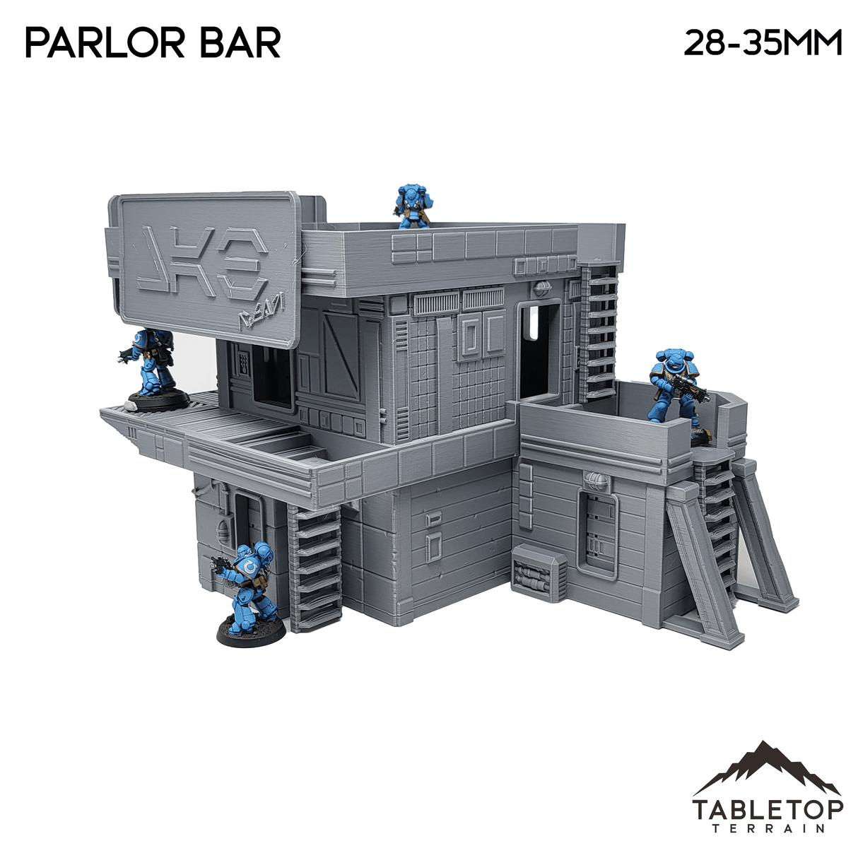 Midrim City Cyberpunk Parlor Bar - Star Wars Legion Building