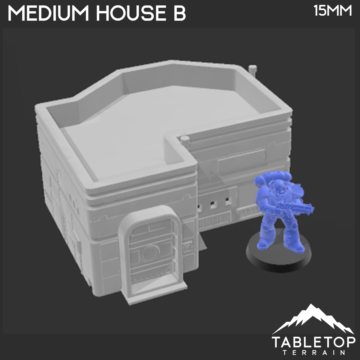 Midrim City Medium House B - Star Wars Legion Building