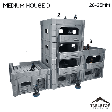 Midrim City Medium House D - Star Wars Legion Building