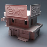 Midrim City Cyberpunk Parlor Bar - Star Wars Legion Building