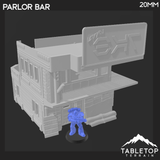 Midrim City Cyberpunk Parlor Bar - Star Wars Legion Building