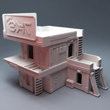 Midrim City Cyberpunk Parlor Bar - Star Wars Legion Building