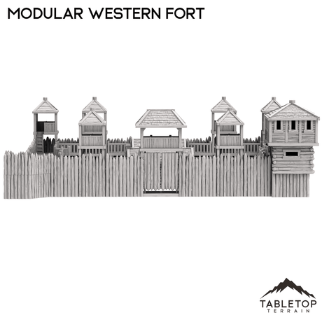 Modular Western Fort - Old Wild Western Rush