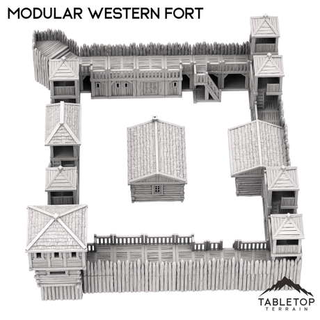 Modular Western Fort - Old Wild Western Rush