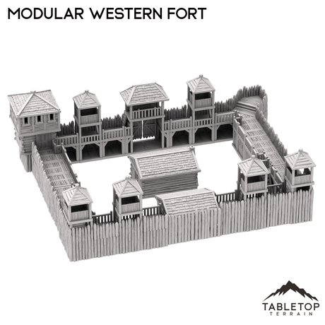 Modular Western Fort - Old Wild Western Rush