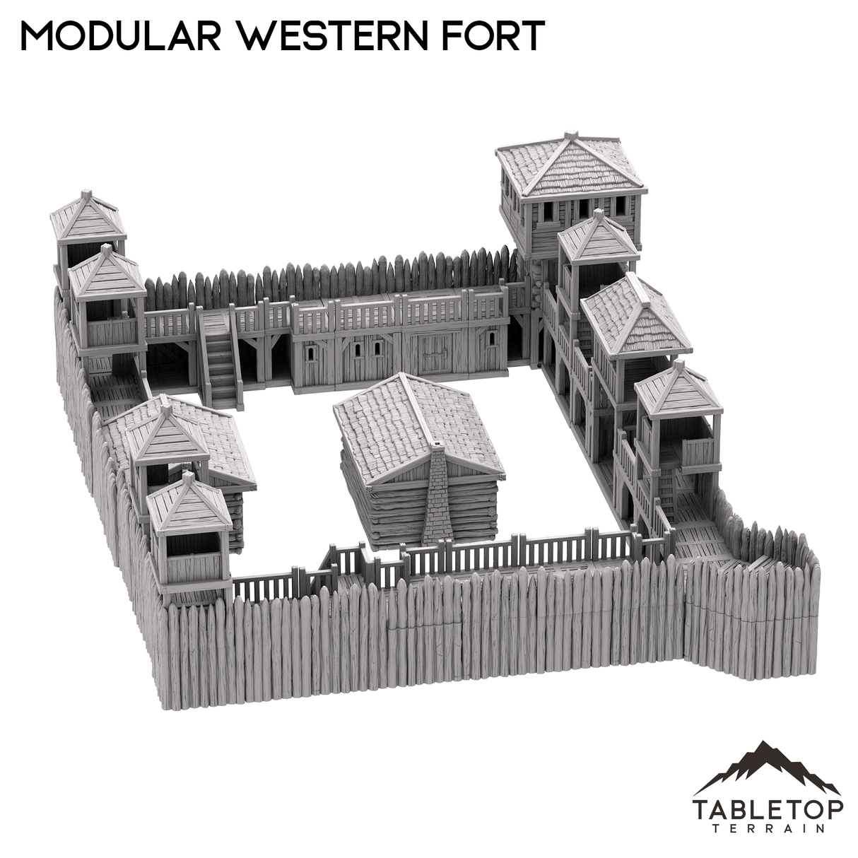 Modular Western Fort - Old Wild Western Rush
