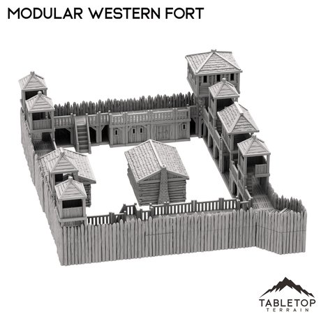 Modular Western Fort - Old Wild Western Rush