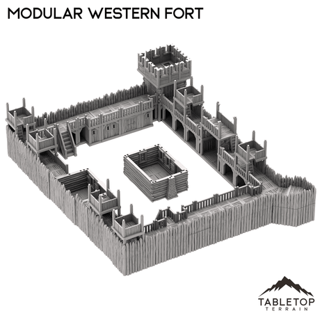Modular Western Fort - Old Wild Western Rush