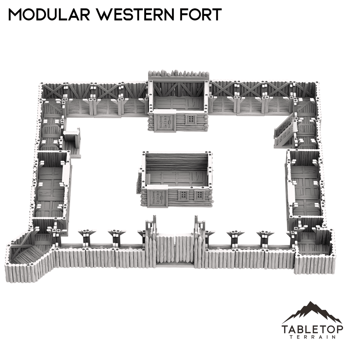 Modular Western Fort - Old Wild Western Rush