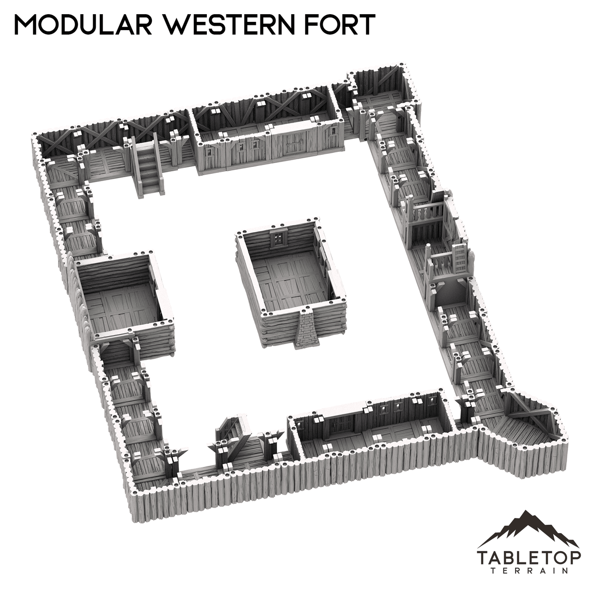 Modular Western Fort - Old Wild Western Rush