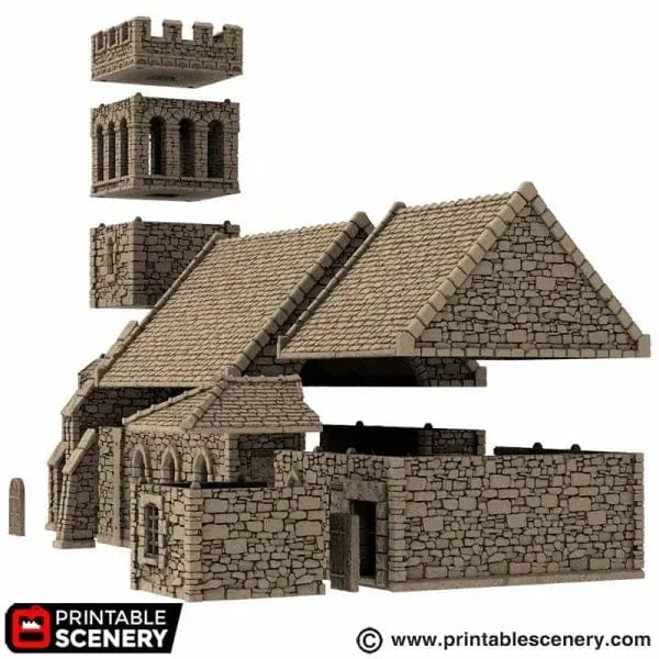 Norman Church - Country & King - Fantasy Historical Building