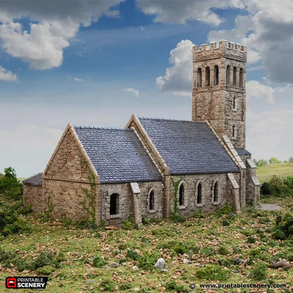 Norman Church - Country & King - Fantasy Historical Building