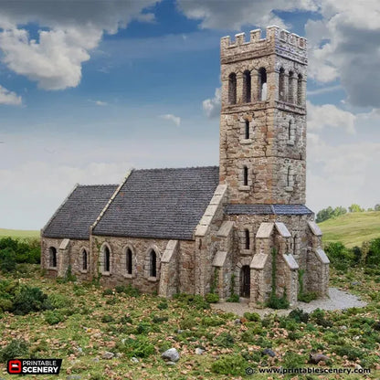 Norman Church - Country & King - Fantasy Historical Building