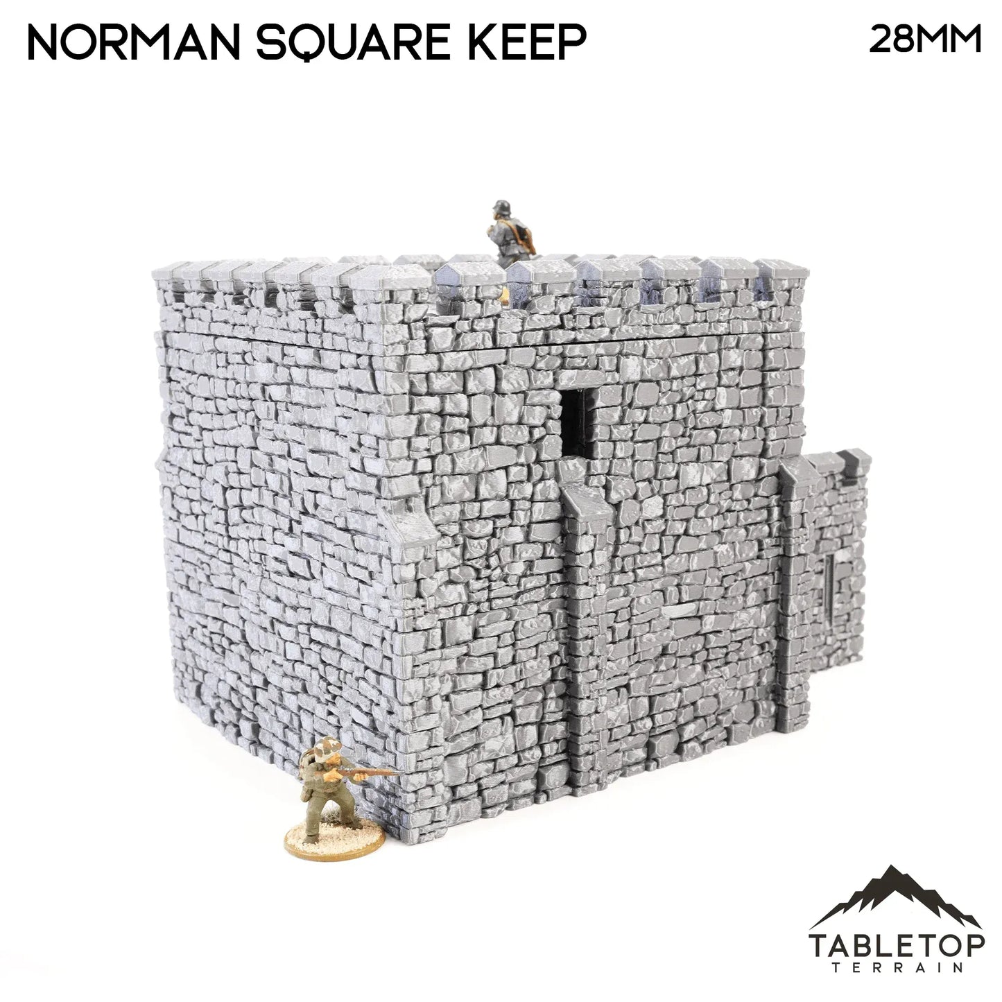 Norman Square Keep - Country & King - Fantasy Historical Building