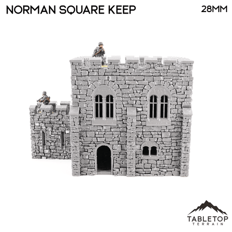 Norman Square Keep - Country & King - Fantasy Historical Building