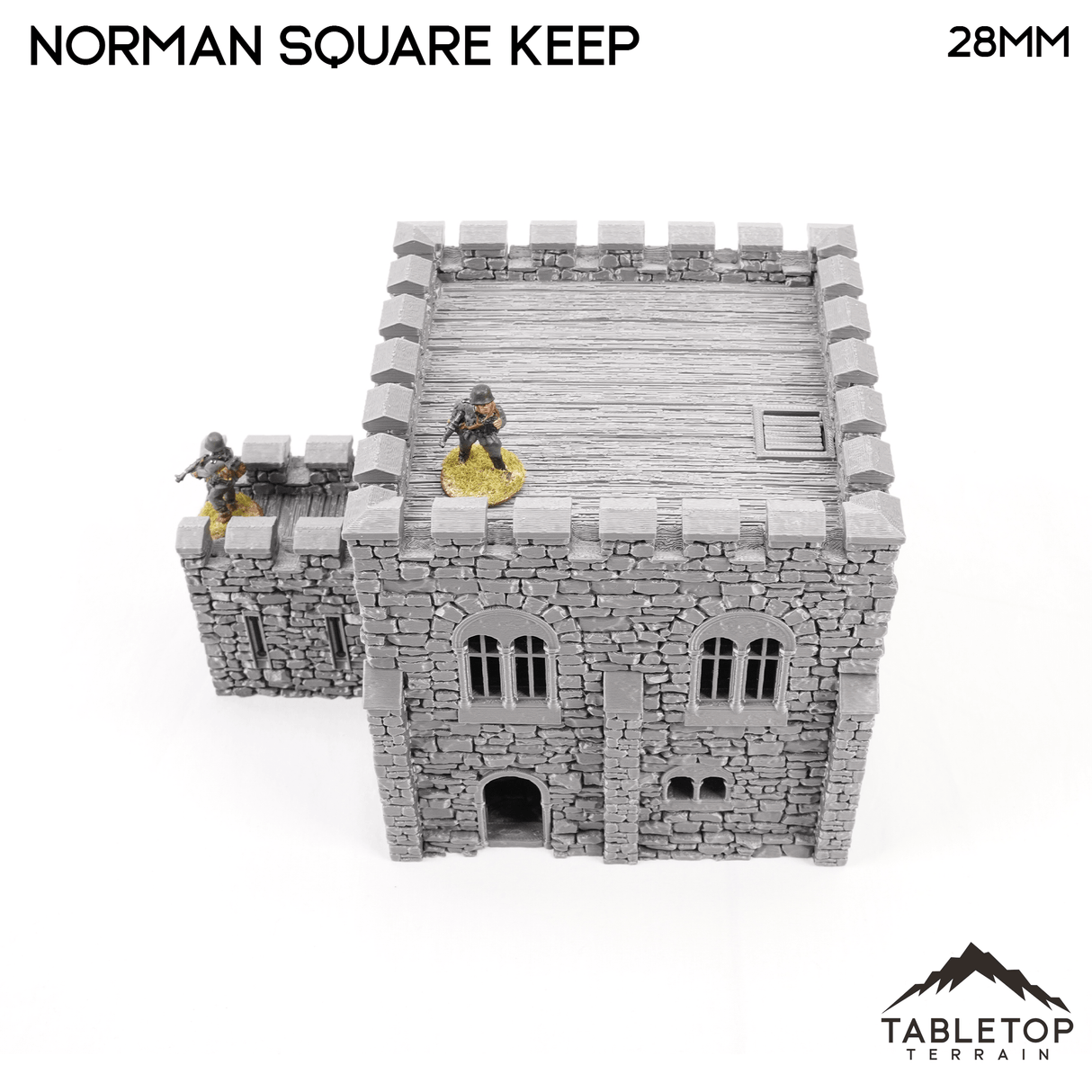 Norman Square Keep - Country & King - Fantasy Historical Building
