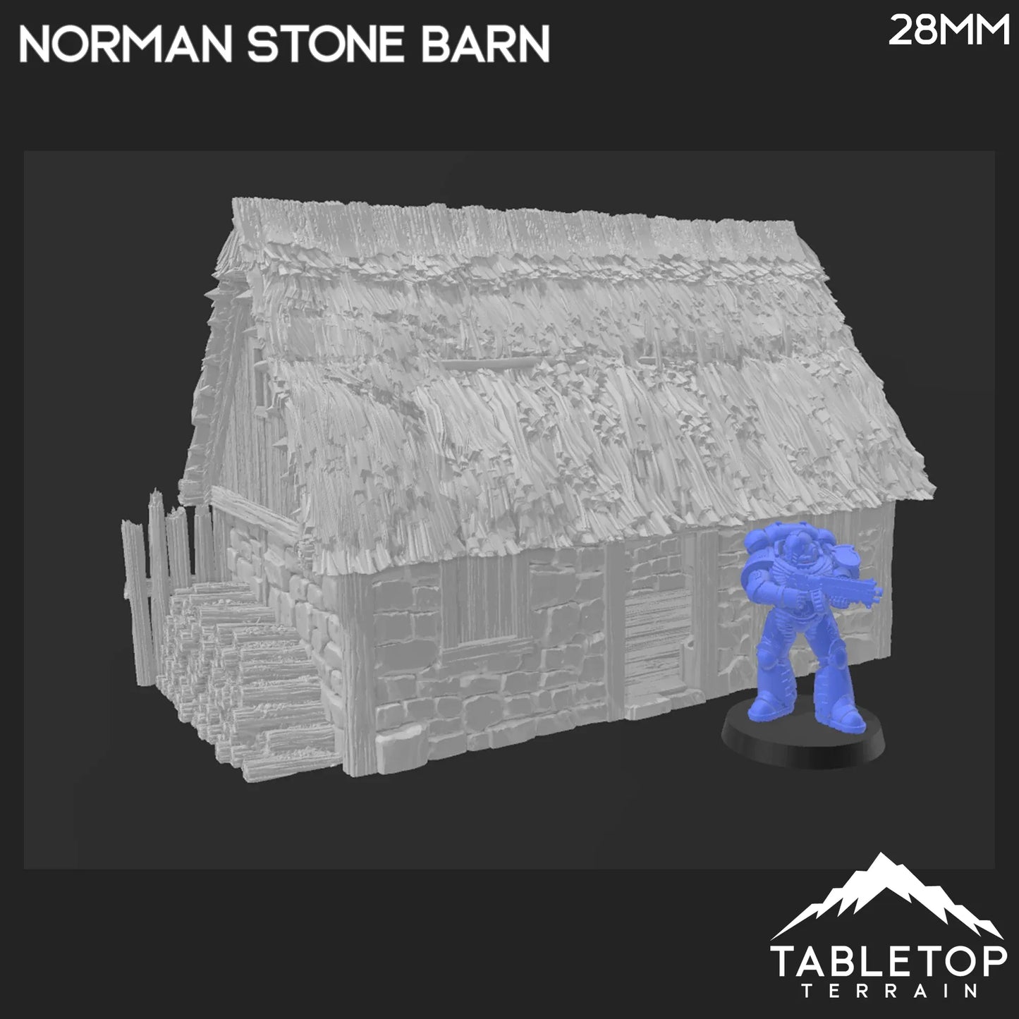 Norman Stone Barn - Country & King - Fantasy Historical Building