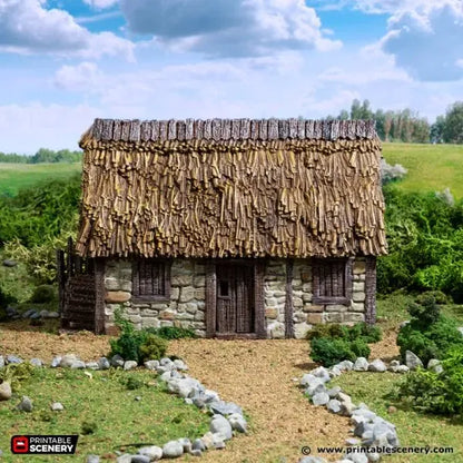 Norman Stone Barn - Country & King - Fantasy Historical Building