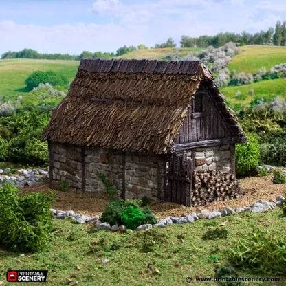 Norman Stone Barn - Country & King - Fantasy Historical Building