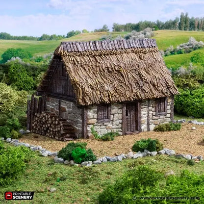 Norman Stone Barn - Country & King - Fantasy Historical Building
